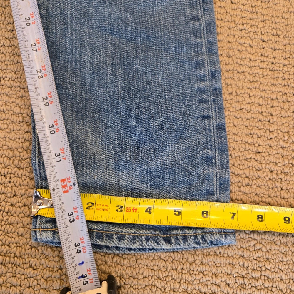 Polo Ralph Lauren Sullivan Slim Distressed Jeans Mens 34x34 Medium Wash Denim - Picture 11 of 14